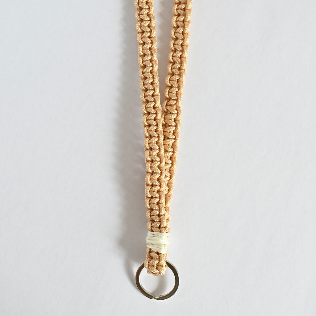Schlüsselbändel beige