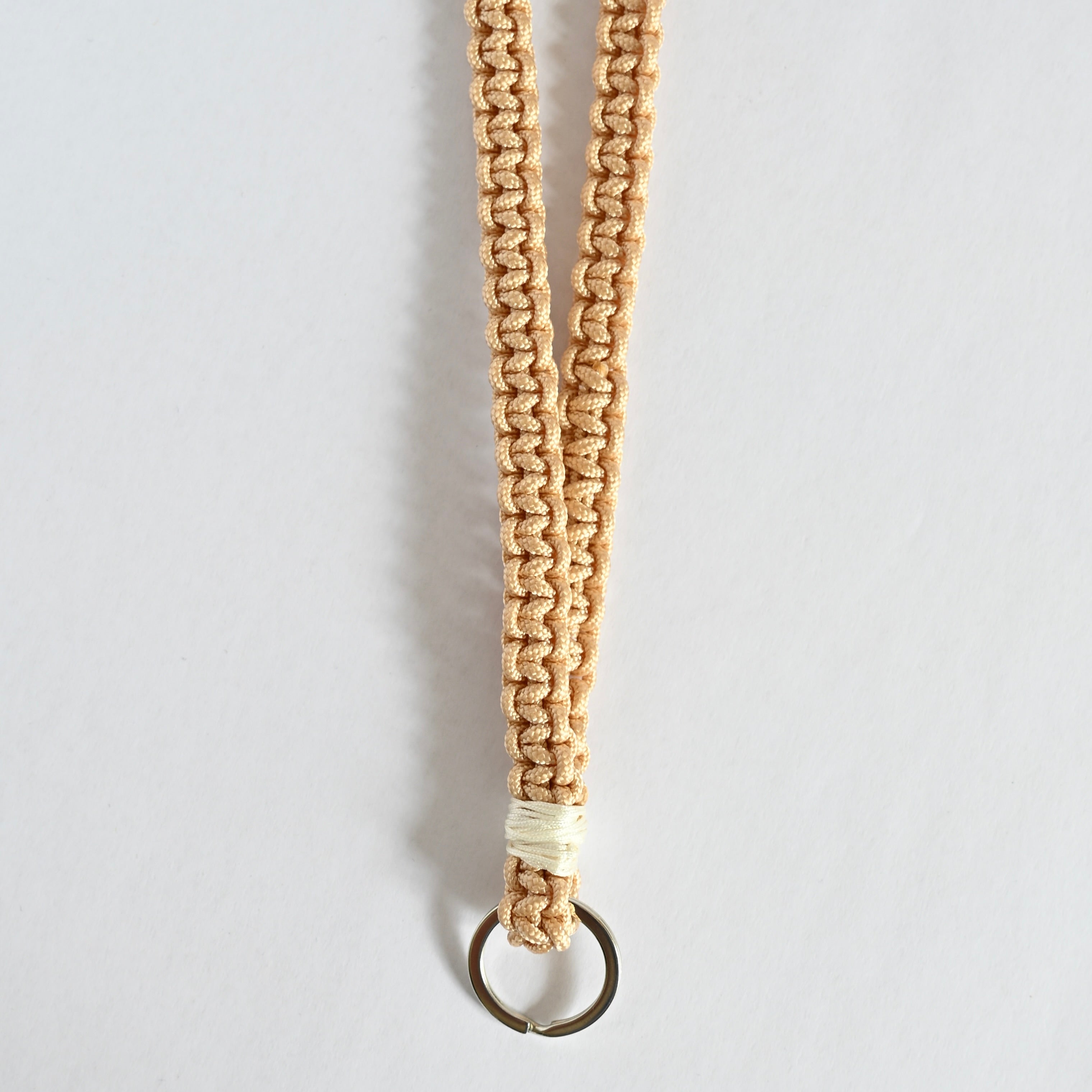 Schlüsselbändel beige