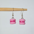 Macarons rosa Ohrringe